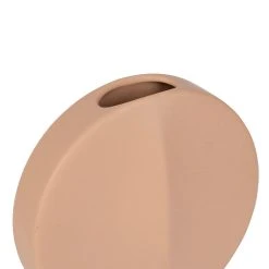 SEMA DESIGN Vase Rond Face Peche En Grès 9 SEMA DESIGN Vase Rond Face Peche En Grès -Kaemingk Magasin 76902 DET02 WEB