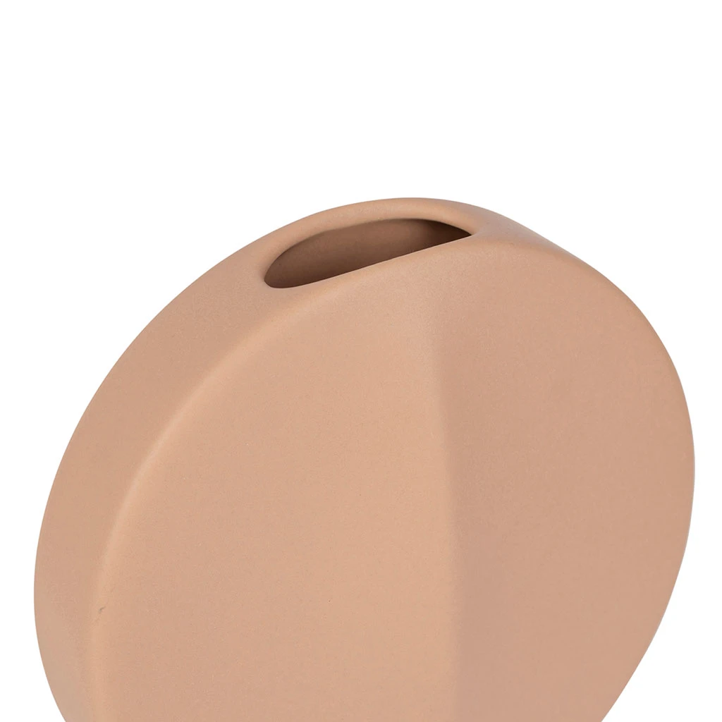 SEMA DESIGN Vase Rond Face Peche En Grès 5 SEMA DESIGN Vase Rond Face Peche En Grès – Image 3