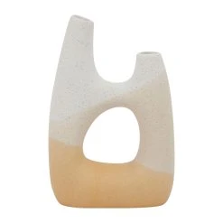 SEMA DESIGN Vase Soliflore Moutarde En Grès - Earth Notes