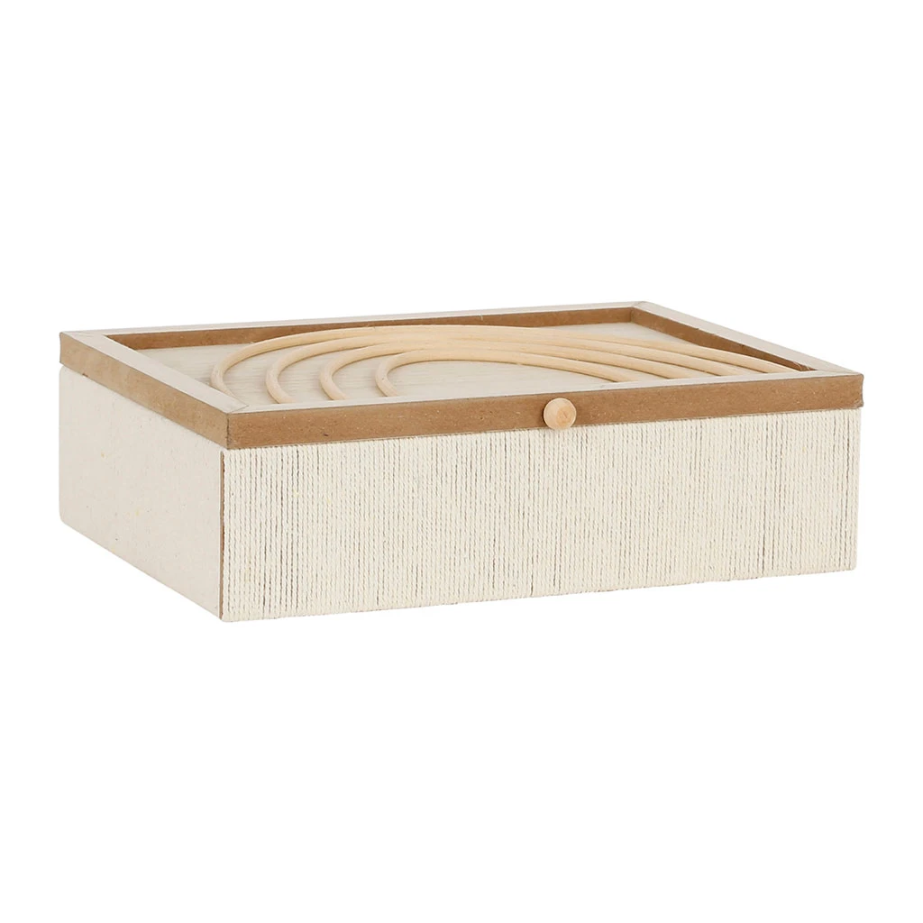 SEMA DESIGN Boite Avec Couvercle En Rotin Naturel - Blue Sand 4 SEMA DESIGN Boite Avec Couvercle En Rotin Naturel - Blue Sand – Image 2