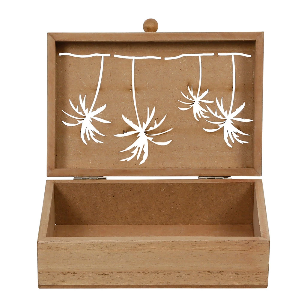SEMA DESIGN Boite Gigogne Avec Couvercle X2 Sweet Leaves Naturel 22x14.5xh7+16x10.5xh5.5cm Mdf 6 SEMA DESIGN Boite Gigogne Avec Couvercle X2 Sweet Leaves Naturel 22x14.5xh7+16x10.5xh5.5cm Mdf – Image 4