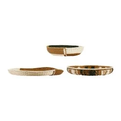 SEMA DESIGN Deco Murale Ronde Panier X3 Brun, écru Et Vert En Corde - Terre Brulee 8 SEMA DESIGN Deco Murale Ronde Panier X3 Brun, écru Et Vert En Corde - Terre Brulee -Kaemingk Magasin 77032 DET02 WEB