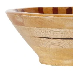 SEMA DESIGN Coupes X2 Terracotta En Manguier - Sweet Leaves -Kaemingk Magasin 77072 DET02 WEB