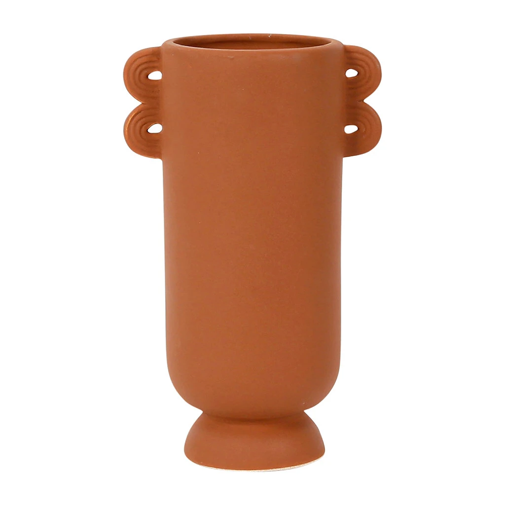 SEMA DESIGN Vase Brun En Grès -terre Brulée 3 SEMA DESIGN Vase Brun En Grès -terre Brulée