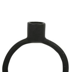 SEMA DESIGN Bougeoir Rond En Aluminium Noir - Terre Brulée 5 SEMA DESIGN Bougeoir Rond En Aluminium Noir - Terre Brulée -Kaemingk Magasin 77139 DET01 WEB