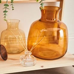 Deco Distrib Vase Ambre D24xh29cm - Litka -Kaemingk Magasin 8d508 amb hd fds cat23 5839