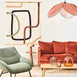 SEMA DESIGN Toile Tuftée écru, Brun Et Sauge En Coton -terre Brulee 9 SEMA DESIGN Toile Tuftée écru, Brun Et Sauge En Coton -terre Brulee -Kaemingk Magasin a1def amb hd fds cat23 5177