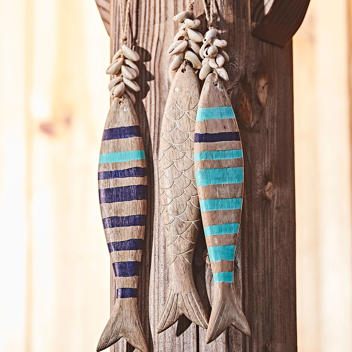 Jardin D'Ulysse Deco Poisson Un été à La Mer Naturel H30cm En Manguier Et Coquillage 6 Jardin D'Ulysse Deco Poisson Un été à La Mer Naturel H30cm En Manguier Et Coquillage – Image 4