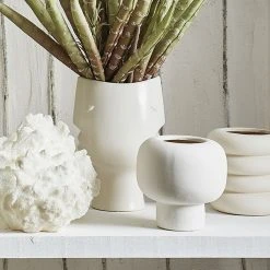 Côté Table Vase Maceio Blanc Casse D19xh19.5cm Gres 7 Côté Table Vase Maceio Blanc Casse D19xh19.5cm Gres -Kaemingk Magasin b2827 amb hd 2022 01 pe ct 11253