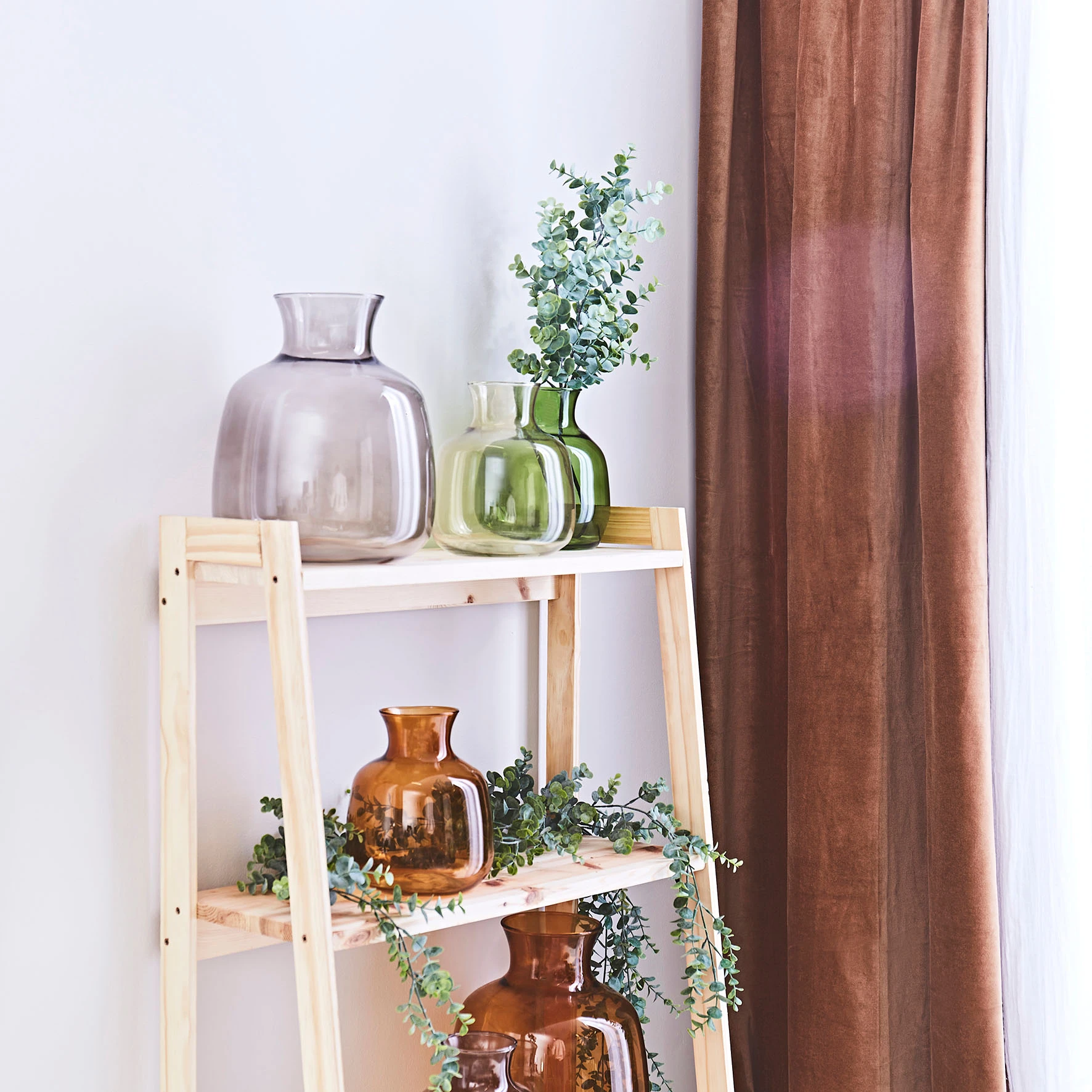 Deco Distrib Vase Ambre D17xh20cm - Litka 5 Deco Distrib Vase Ambre D17xh20cm - Litka – Image 3